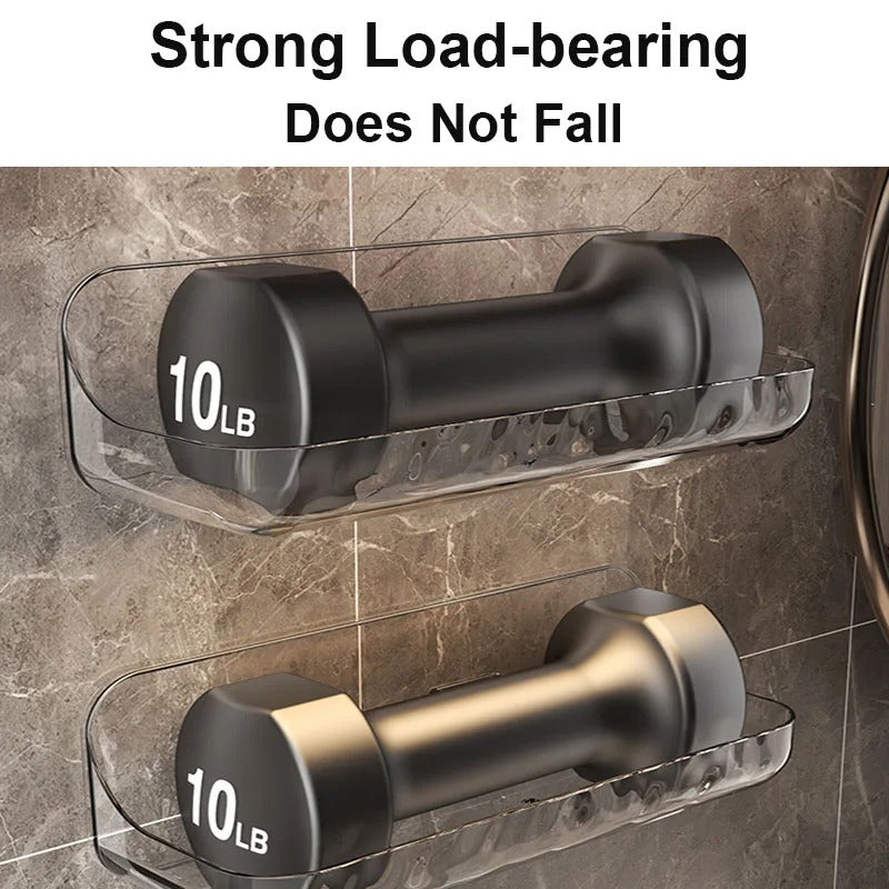 Acrylic Bathroom Shelf – No-Drill Shower Organizer [2 pcs ]