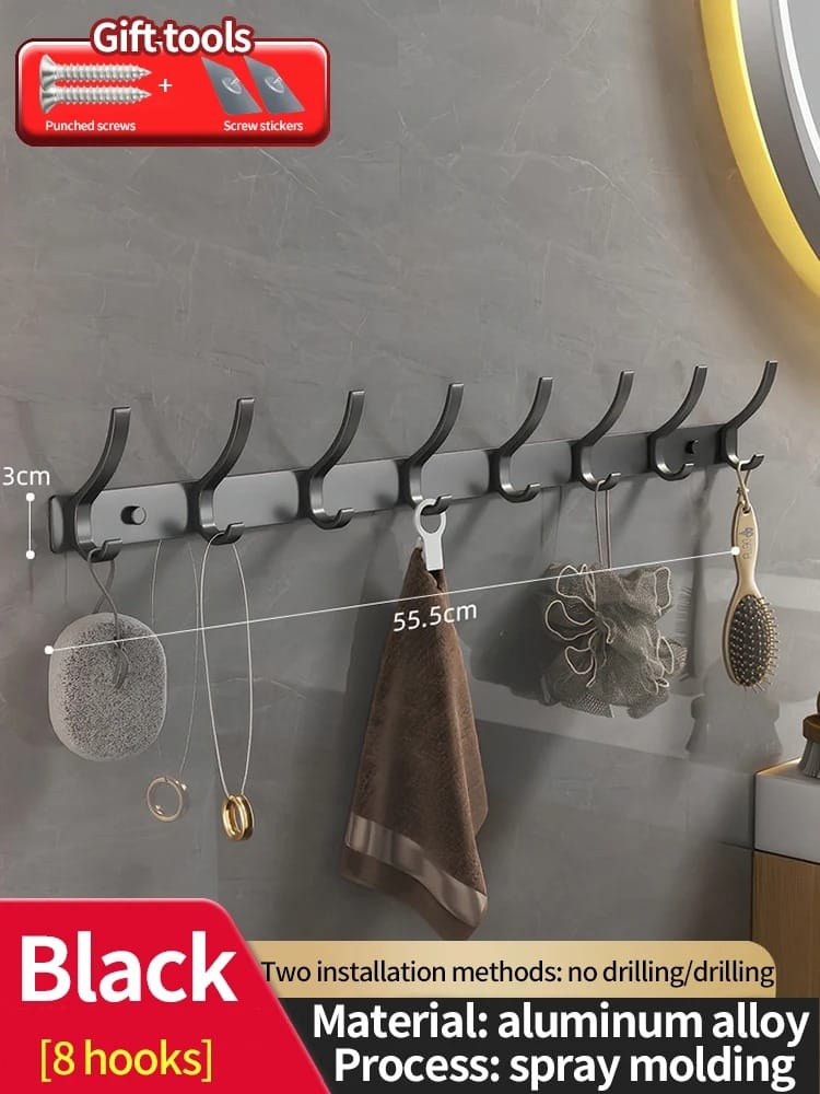 NoDrill SpaceHook Over Door & Wall Hanger