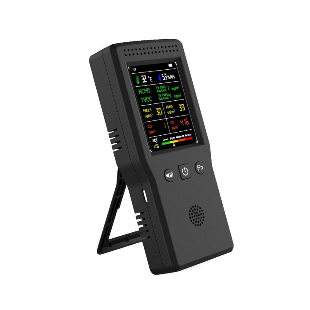 9-in-1 Digital Air Quality Monitor with CO2 Detection