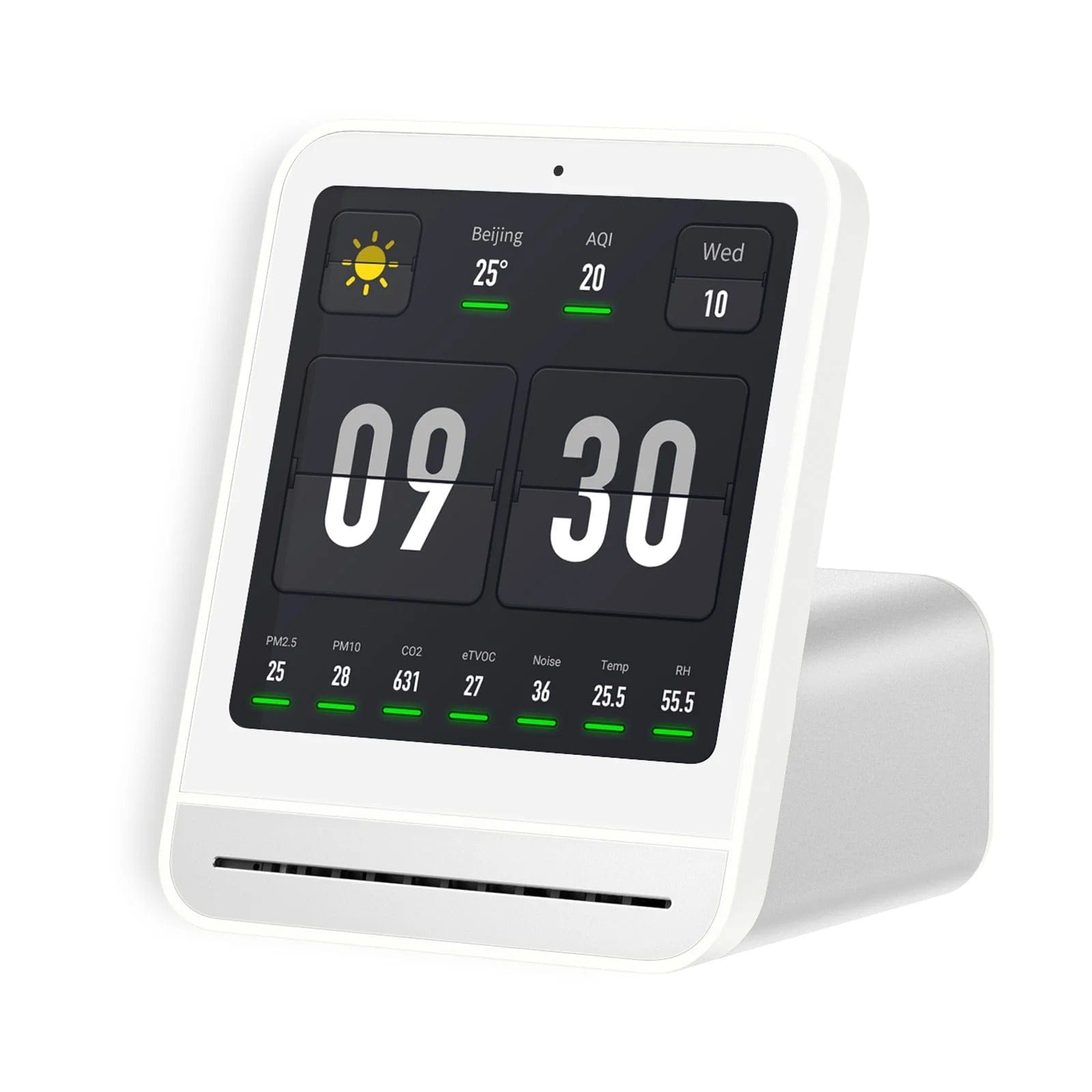 Smart Touchscreen Air Quality Monitor with CO2 Sensor
