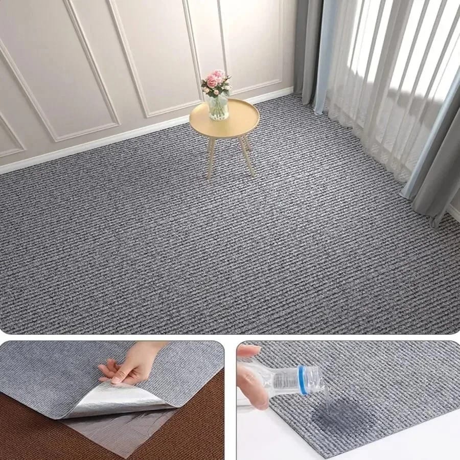 GripLine Pro Non-Slip Floor Mat Roll 40cm x 3m – Self-Adhesive Waterproof & Oil-Resistant Kitchen & Bathroom Runner