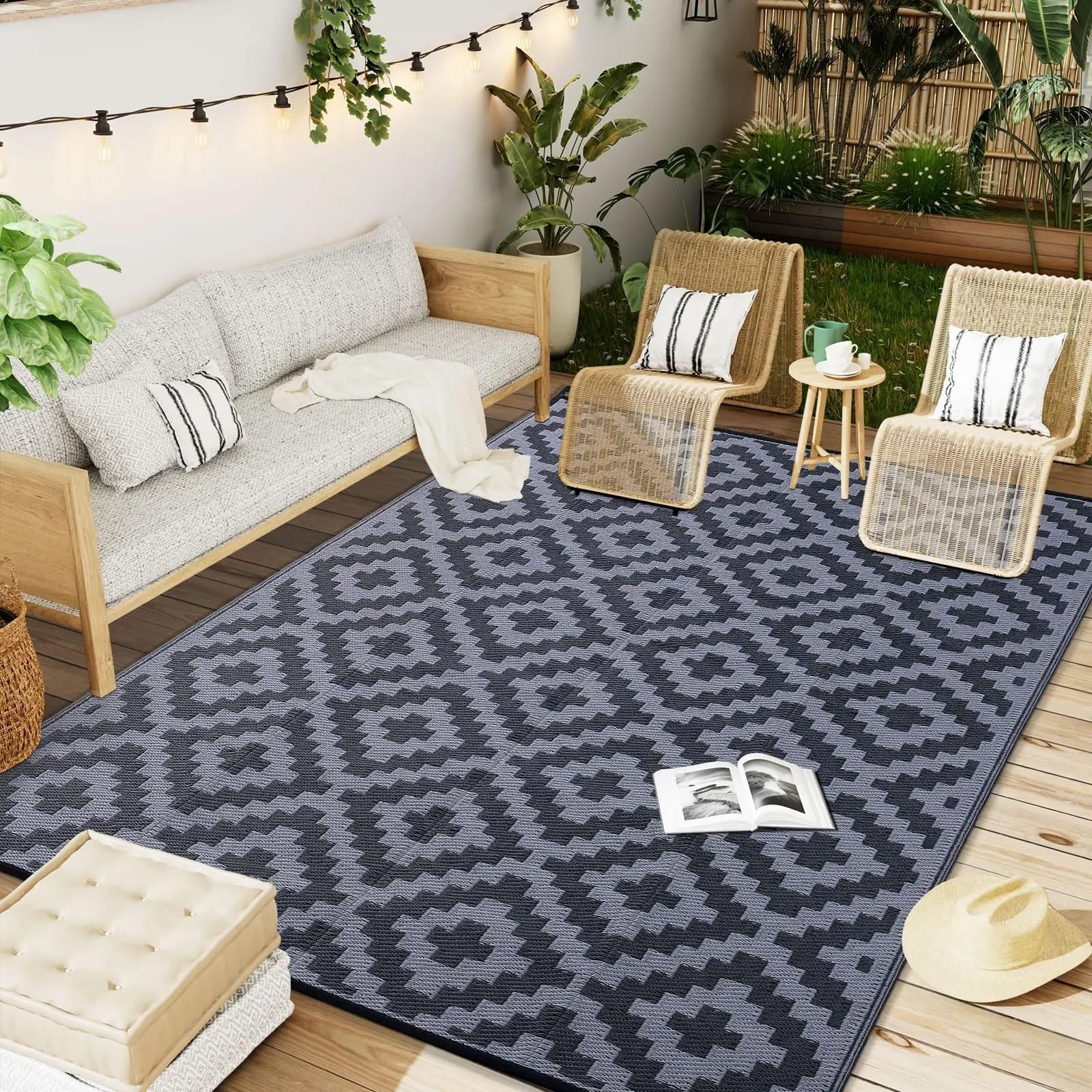 Waterproof Straw Outdoor Rug
