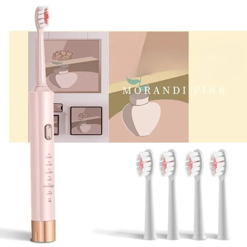 Electric Sonic Toothbrush with LED Display and 6 Modes