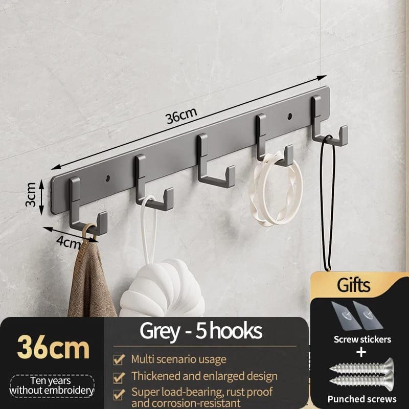 EntryHold Multi-Purpose Wall & Door Hooks Heavy-Duty Hangers