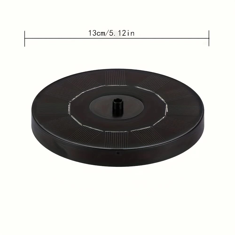 SummerFlow Solar Floating Fountain Pump – Garden Pond & Pool Water Feature with Spray Nozzles