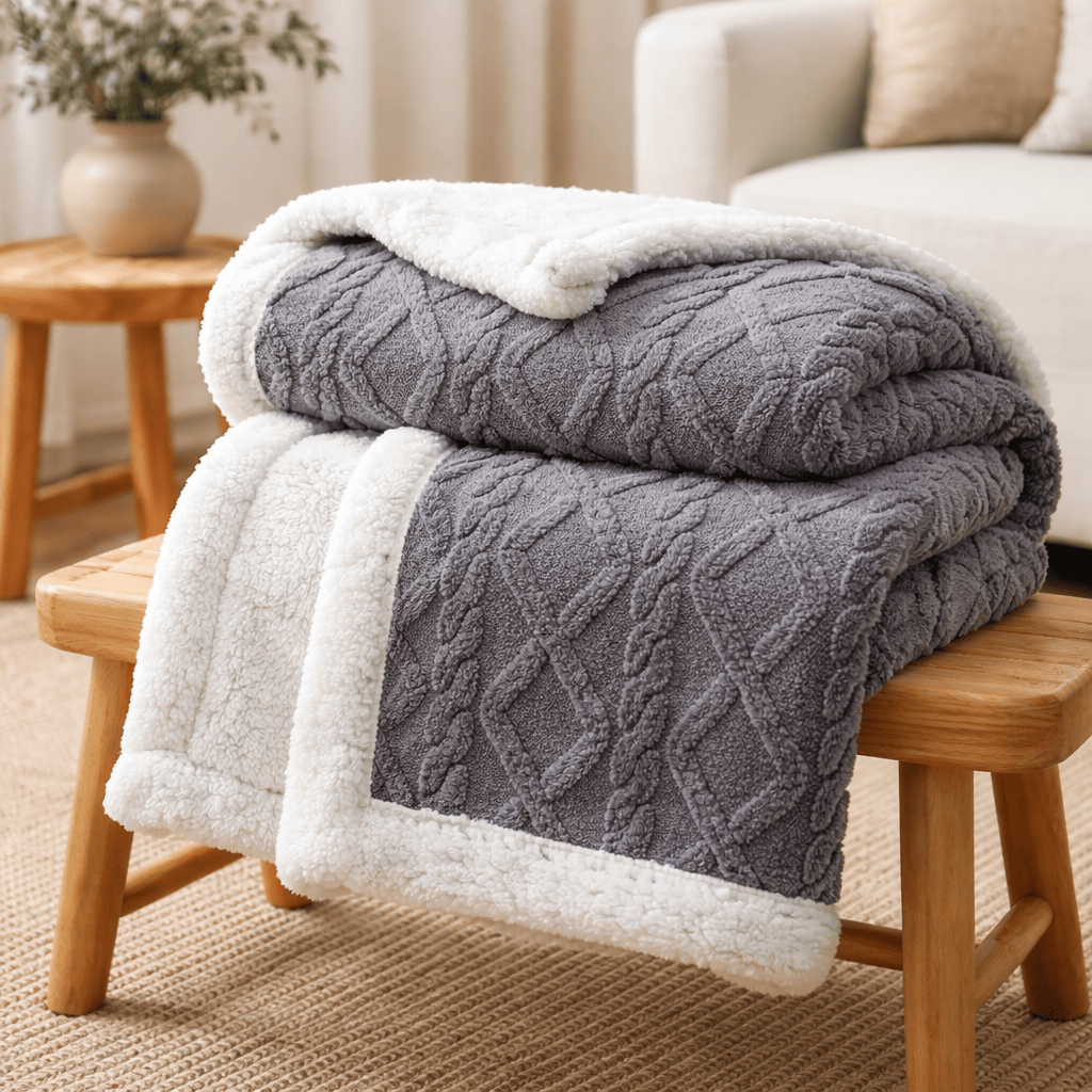 CloudNest | Snuggle Sherpa Blanket