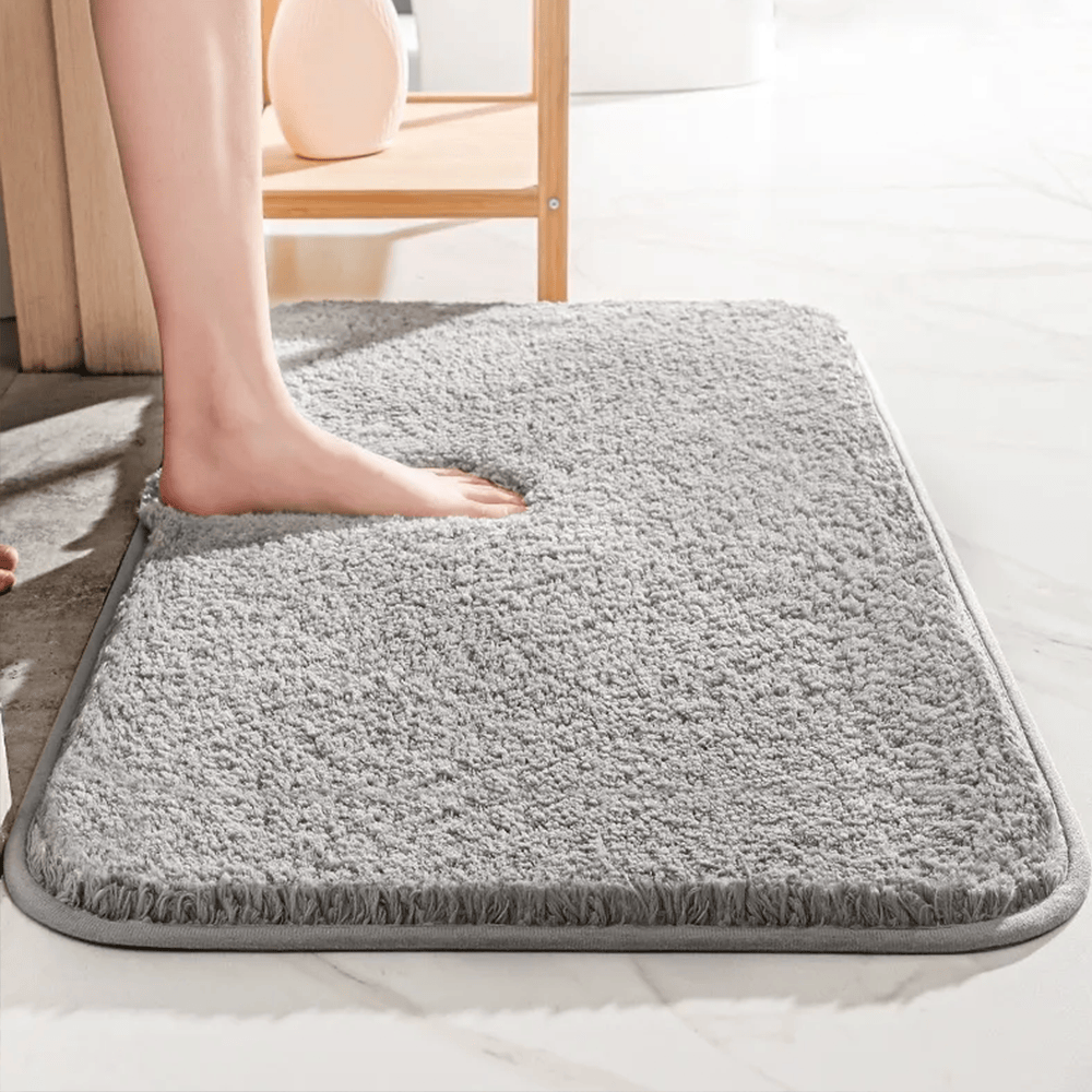 CloudStep Luxe Bathroom Rug – Super Thick Ultra-Plush Microfiber Bath Mat